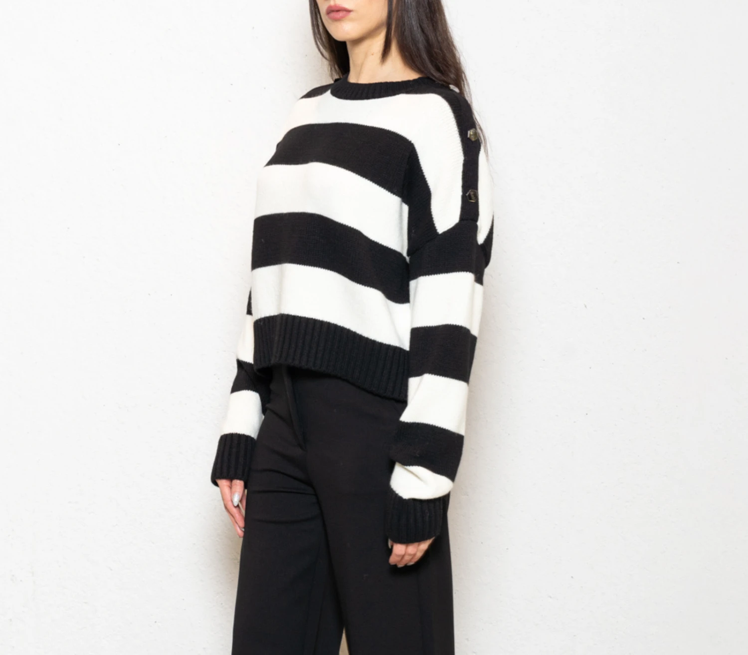 PULLOVER A RIGHE 4018 3 PULLOVER A RIGHE 4018 - immagine 3