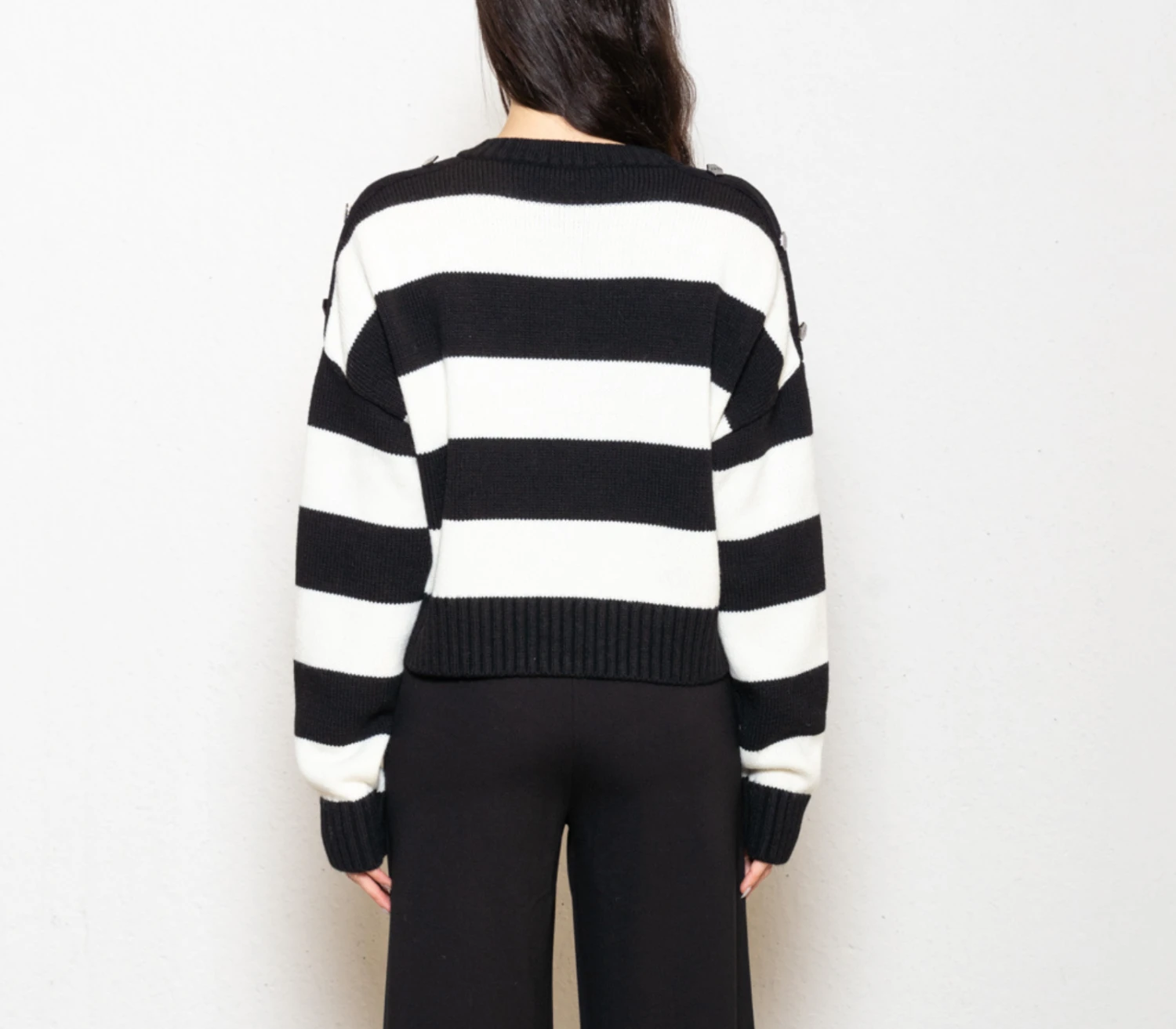 PULLOVER A RIGHE 4018 4 PULLOVER A RIGHE 4018 - immagine 4