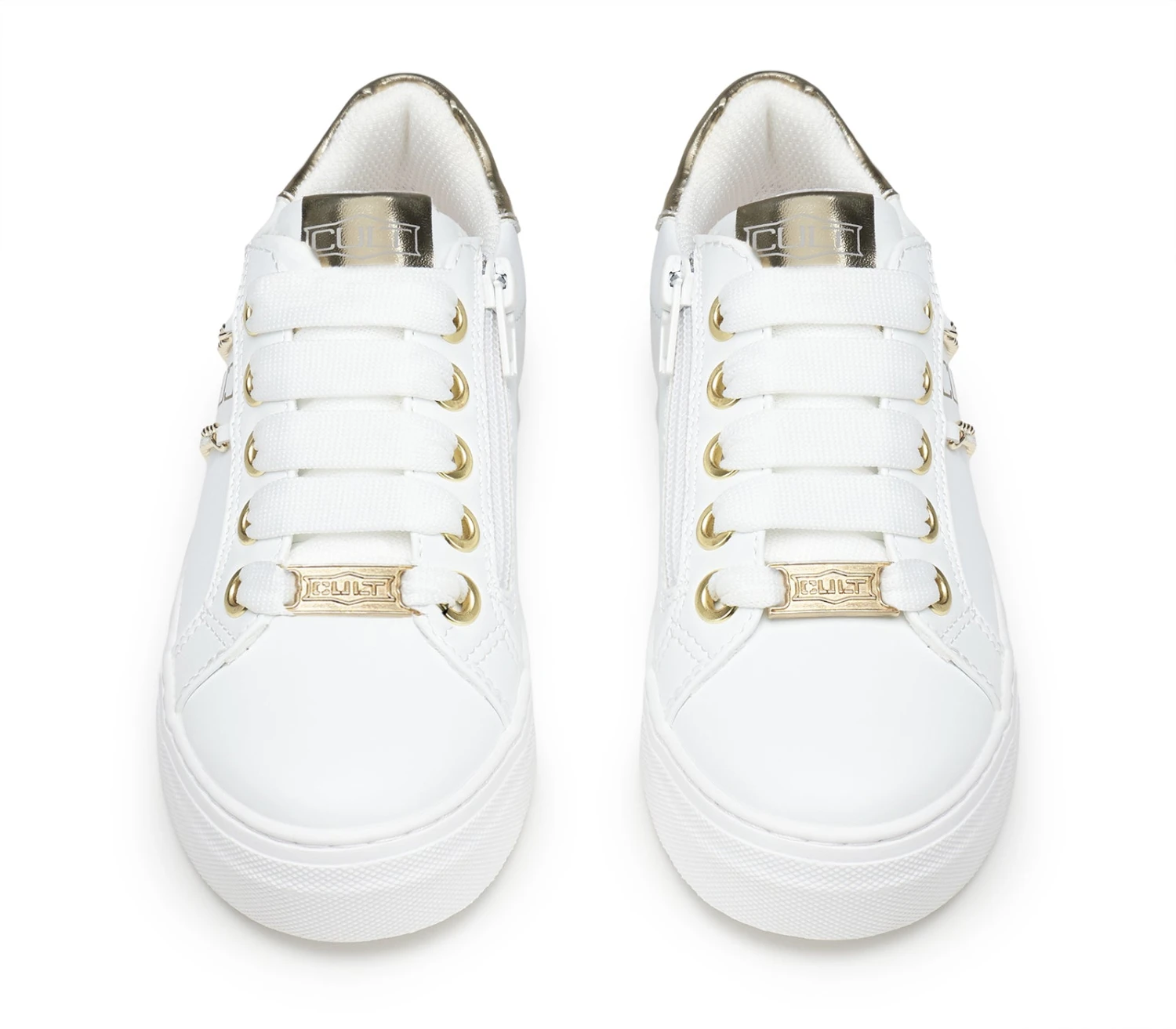 Cult SNEAKER KRUG BIANCA/ORO 4 Cult SNEAKER KRUG BIANCA/ORO - immagine 4